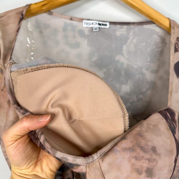 Fashion Nova Wild Feeling Mesh Bodysuit - Picture 7 of 10